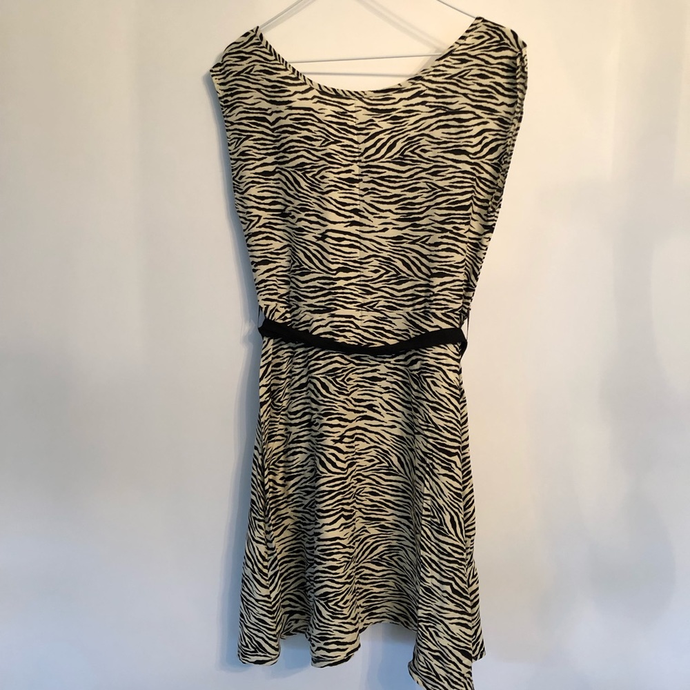 Zebra handmade dress